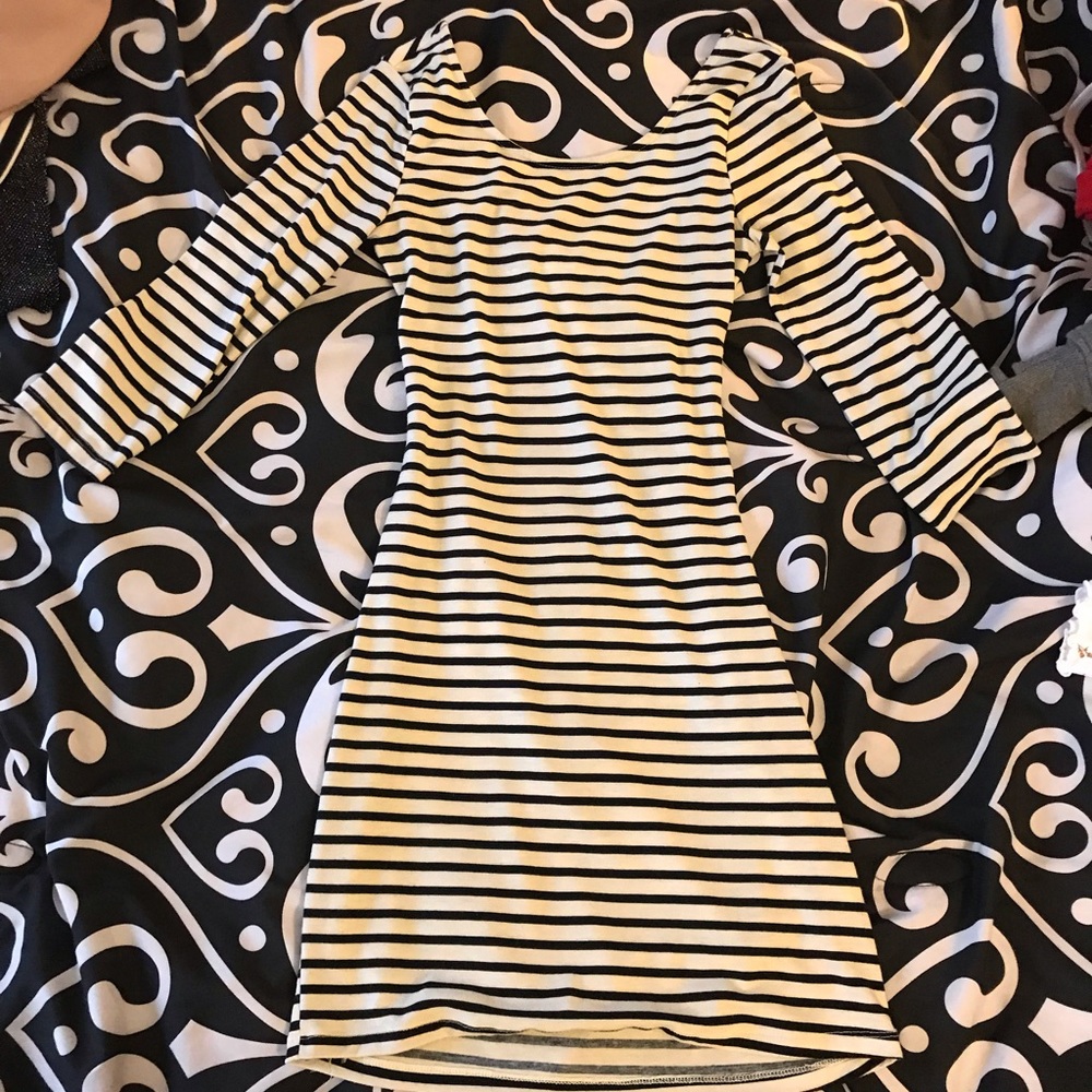Stripe mini dress